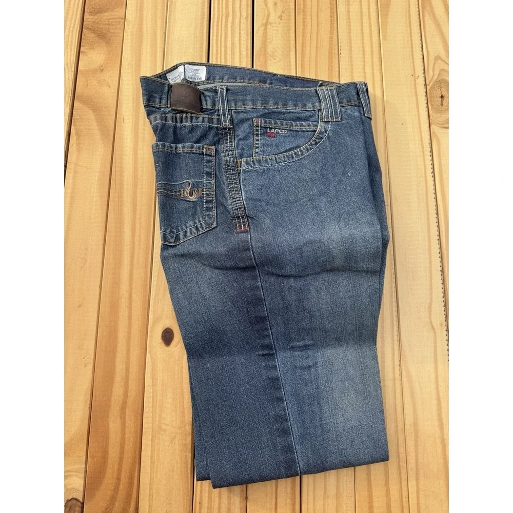 LAPCO FR Fire Resistant Jeans Mens 30x34 Straight Leg Denim P INDM10 Modern Fit